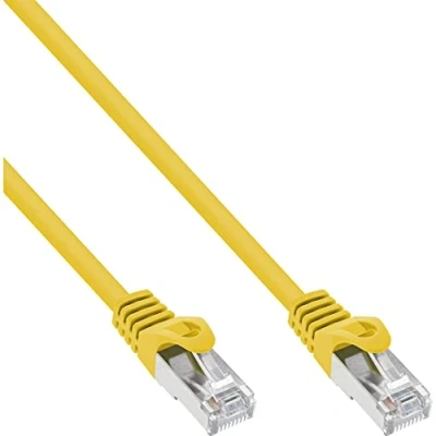 Abbildung von InLine 72550Y Patchkabel, SF/UTP, Cat.5e, gelb, 0,5m