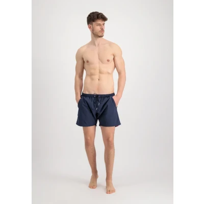Abbildung von Alpha Industries Hydrochromic AOP Badeshorts, Herren, Größe: XXL, Rep blue