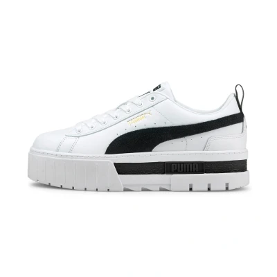 Abbildung von Puma Mayze Sneaker low, Damen, Größe: 38, White/black Schuhe