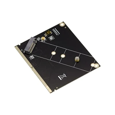 Abbildung von KALEA INFORMATIQUE Adapter, um EIN M.2 NVMe M Key SSD an einem MXM MXM3.0 Port zu befestigen.