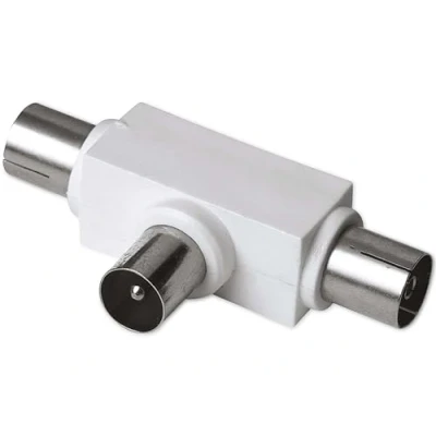 Abbildung von Hama Radio Verteiler Koax Stecker 2 Kupplungen