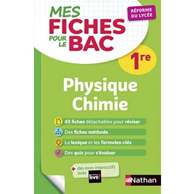 Abbildung von Mes fiches ABC pour le BAC Physique Chimie 1re
