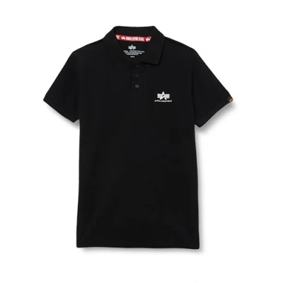 Abbildung von Alpha Industries Basic Polo SL II Poloshirt für Herren Black