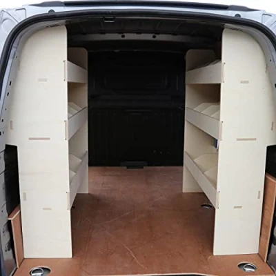 Abbildung von Vanify Kompatibel mit Opel Combo L2 2019+ Fahrzeugeinrichtung Fahrzeugregale, doppelte Regale hinten