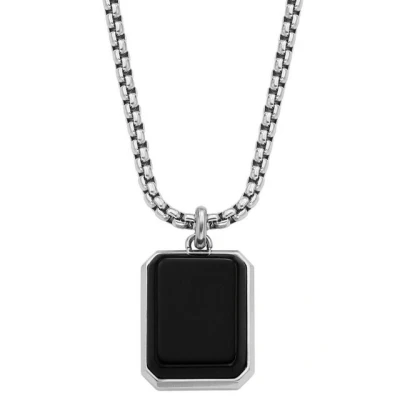 Abbildung von Fossil Halskette silvercoloured, Herren, Größe: One Size, Silver coloured