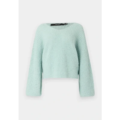 Abbildung von Vero Moda Vmjuliette V NECK Strickpullover, Damen, Größe: Medium, Gray mist