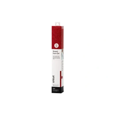Abbildung von Cricut Smart Iron On 33x91cm Glitter Rot