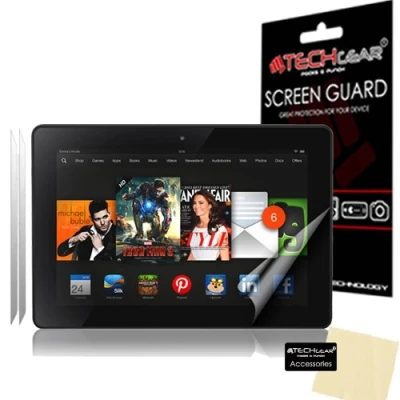 Abbildung von TECHGEAR (2 Stück Matte Displayschutzfolien für Fire HDX 2013 (7,0 Zoll) Blendschutz Schutzfolie Amazon 7 (3. Gen.)