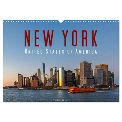 Abbildung von New York United States of America (Wandkalender 2025 DIN A3 quer), CALVENDO Monatskalender