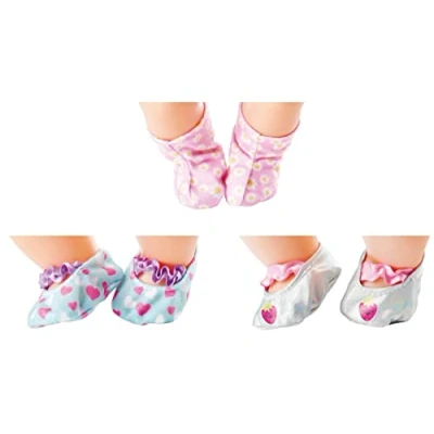 Abbildung von SIMBA Babypuppe New Born Baby Schuhset (3 Paar) für alle Puppen 30 43 cm 105560017