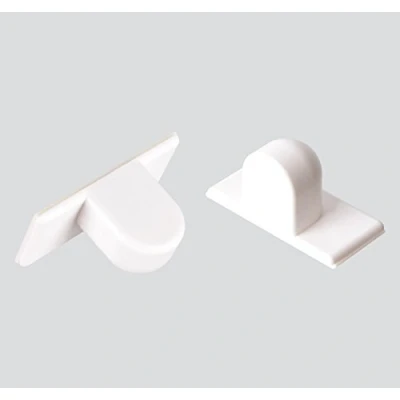 Abbildung von KLEMMFLEX Magnethalter für Jalousien mit magnetischer Unterschiene selbstklebend 2 Stück = 1 Paar