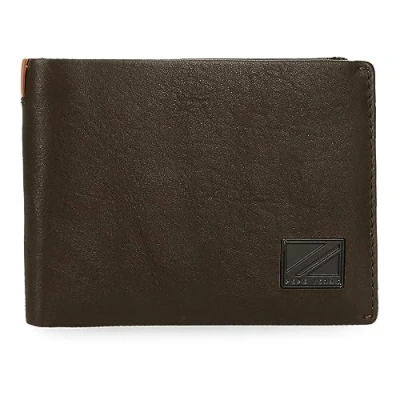 Abbildung von Pepe Jeans Marshal Horizontale Geldbörse mit Geldbörse, braun, 11 x 8 1 cm Leder, Talla única,