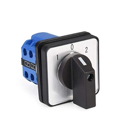 Abbildung von APIELE Umschaltschalter 20A 3 Position Universal Nockenschalter 8 Klemmen Drehschalter 690V Drehnockenwähler Wechselschalter