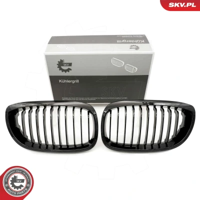Abbildung von ESEN SKV 66SKV068 Kühlergrill glänzend, schwarz BMW: 3 Coupe, Cabrio