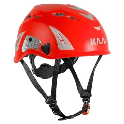 Abbildung von Kask Schutzhelm Bergsteigerhelm, Industriekletterhelm Plasma HI VIZ Reflexstreifen