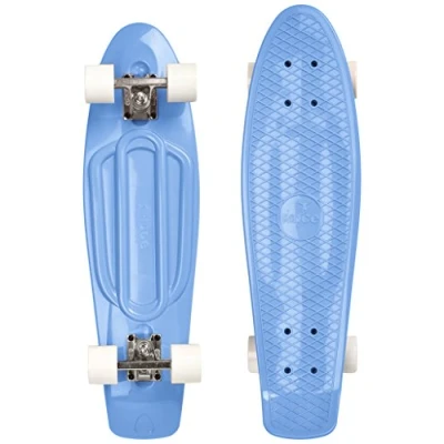 Abbildung von Ridge Skateboards Pastel 27&quot; Cruiser Nickel Board, 69cm, EU hergestelltes Skateboard, Komplett