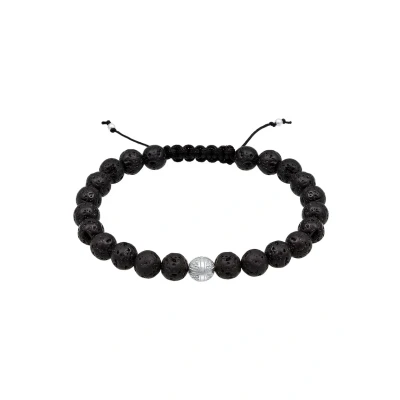 Abbildung von Kuzzoi Organic Statement Armband blackcoloured, Herren, Größe: 19, Black coloured