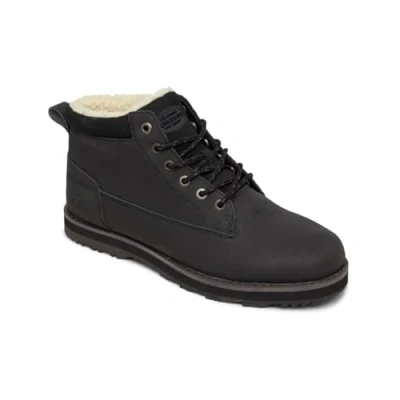 Abbildung von Quiksilver Mission BOOT Snowboot/Winterstiefel, Herren, Größe: 42, Solid black Leder und textil