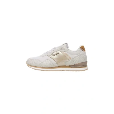 Abbildung von Pepe Jeans London MIX W Sneaker low, Damen, Größe: 36, Whitewash white Schuhe