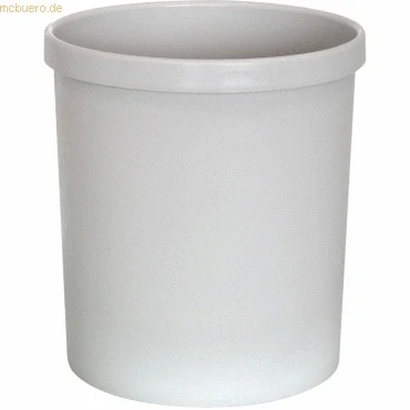 Abbildung von 7 x M+M Papierkorb 18l mit Griffrand grau