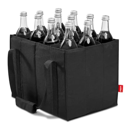 Abbildung von achilles Flaschenkorb 12er Bottle Bag Flaschentasche für 12 x 1,5 Liter Wasser Flaschen