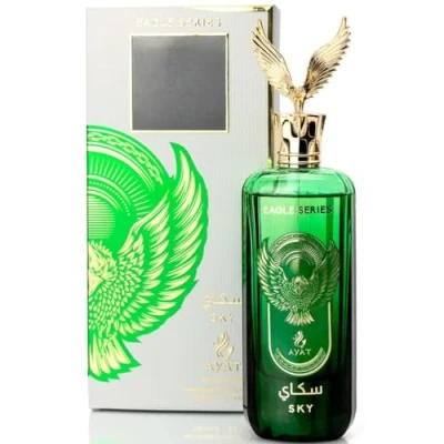 Abbildung von Eau de Parfum Eagle Series 100 ml EDP Oriental Arab für Damen und Herren Duft Arabian, hergestellt in Dubai, inspiriert vom Adler der König Vögel (Sky)