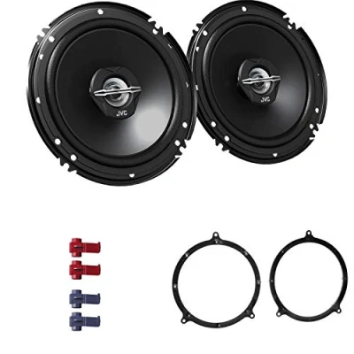 Abbildung von JVC CS J620X Auto Lautsprecher 16,5 cm mit Einbauset kompatibel Audi A6 Avant (C5/4B) 1998 2005 Türen vorne/hinten 600 W 165mm 2 Wege Koax