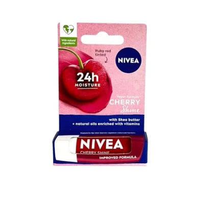 Abbildung von NIVEA Lip Care Balm Cherry 0,17 Unzen, 2er Pack