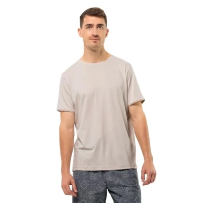 Abbildung von Jack Wolfskin Travel Sport Tshirt, Herren, Größe: XXL, Sea shell