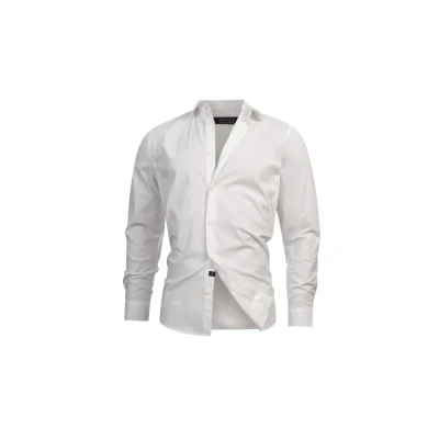 Abbildung von Indicode Jeans Langarm Inkamby Hemd, Herren, Größe: Small, Offwhite