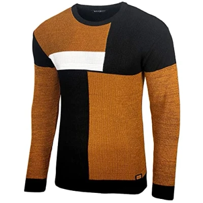 Abbildung von Baxboy Strickpullover Herren Pullover Strick Rundkragen BB 52288
