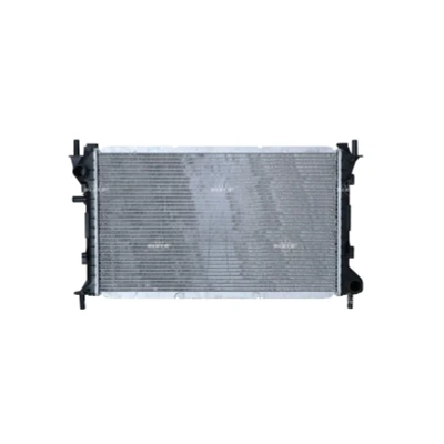Abbildung von NRF EASY FIT 58375 Kühler, Motorkühlung Aluminium 599 354 27 mit Anbauteilen Kühlrippen gelötet FORD: Focus Mk1 Schrägheck, Kasten / Kombi