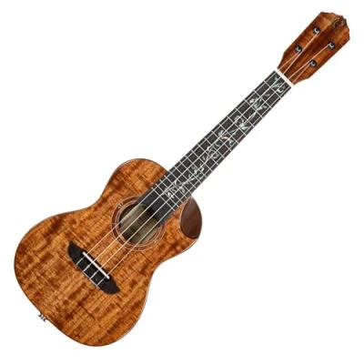 Abbildung von Ortega Guitars Konzert Ukulele elektro akustisch Elite Series inklusive Gigbag Solid Acacia (RUET ACA)