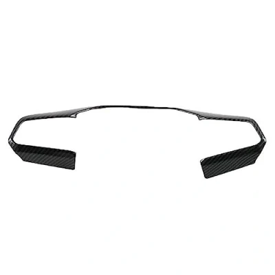 Abbildung von ABS Kohlefaser Auto Lenkrad Panel Abdeckung Trim Kompatibel für MG4 EVMulan 2022 2024 Dekoration Zubehör Durable Carbon Fiber Rahmen Aufkleber