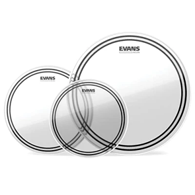 Abbildung von Evans ETP EC2SCLR S EC2S (Clear) Tom Pack Standard 30,4 cm (12 Zoll), 33 (13 40,6 (16 Zoll) Felle