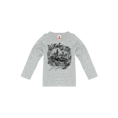 Abbildung von LOGOSHIRT Langarmshirt Harry Potter Hogwarts Schloss mit coolem Frontprint