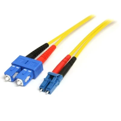 Abbildung von StarTech.com 1m Single Mode Duplex Glasfaser (LWL) Patchkabel LC SC