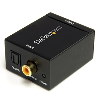 Abbildung von StarTech.com SPDIF Digital Koaxial und Toslink (Optisch) auf Stereo RCA Audio Konverter