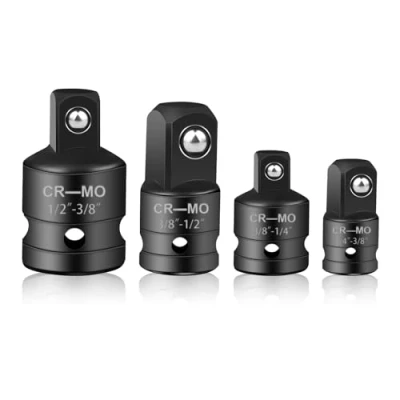 Abbildung von Stecknuss Adapter, 4 Stück Stecknussadapter Set Adapter Satz, für Ratschen 1/4 Auf 3/8, 3/8 1/4, 1/2, 1/2 SteckschlüSsel Steckschlüsseln Nuss Knarren