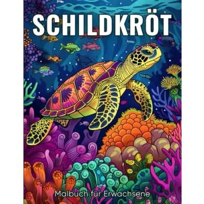 Abbildung von Schildkröte Malbuch für erwachsene: Ein mit 50 beruhigenden Schildkrötenmotiven zur Entspannung, kreativen Gestaltung und Verbindung der Natur