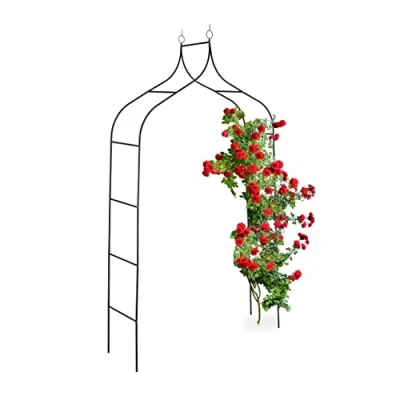 Abbildung von relaxdays Rosenbogen 255 cm hoch