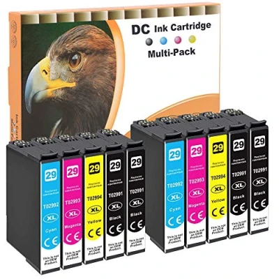 Abbildung von D&amp;C 10x Druckerpatronen Kompatibel für Epson 29 29XL Expression Home XP 430 Serie 235 342 432 435 442 445 452 455 245 247 255 257