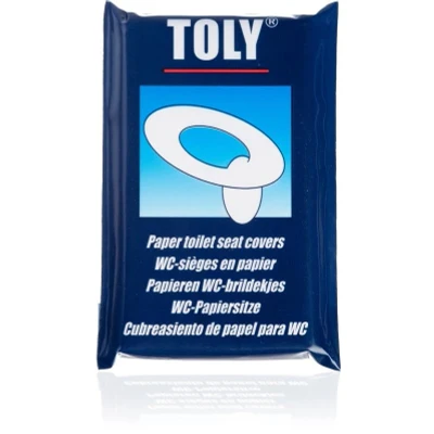 Abbildung von TOLY 10 Stück WC Papiersitze, Einweg, Weiß