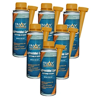 Abbildung von INOX® Hydrostößel Care Reinigung, 6 x 250ml Reiniger &amp; Schutz Additiv für alle Benzin und Dieselmotoren, weniger Verschleiß verbessertes Kaltstartverhalten