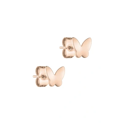 Abbildung von Cool Time Schmetterlinge Ohrringe Rose goldcoloured für Kinder, Größe: One Size, gold coloured