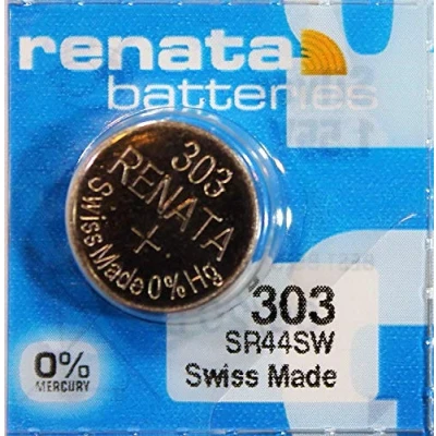 Abbildung von 10 x Renata 303 Swiss Made Lithium Knopfzelle SR44SW