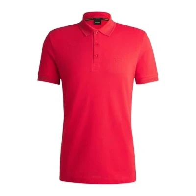 Abbildung von BOSS Paddy Poloshirt, Herren, Größe: 3XL, Open red two