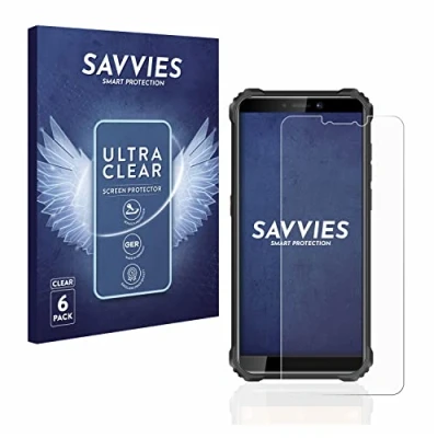 Abbildung von Savvies 6 Stück Schutzfolie für Oukitel WP5 Displayschutz Folie Ultra Transparent