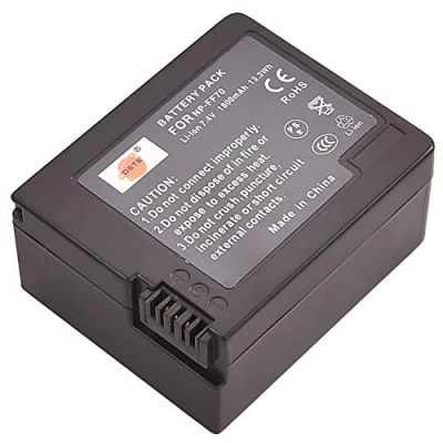 Abbildung von DSTE Ersatz Batterie Li Ionen Akku Compatible für NP FF70 und Sony DCR HC1000, HC1000E, IP1, IP1E, IP1K, IP200K, IP210E, IP220, IP220E, IP220K, IP45E