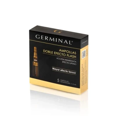 Abbildung von Germinal Doble Efecto Flash Sérum Facial Antiarrugas Ampollas Lifting Inmediato Faciales Antiedad Acción Inmediata y Duradera 5 de 1,5 ml